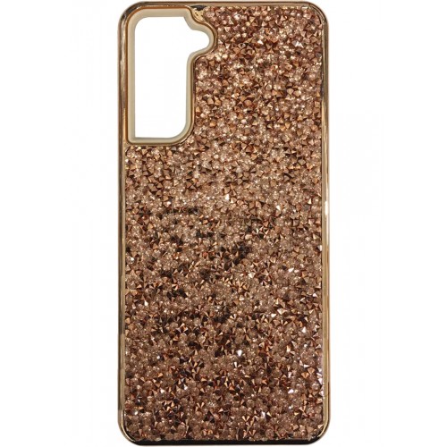 Samsung Galaxy S21 Plus Glitter Bling Case Gold